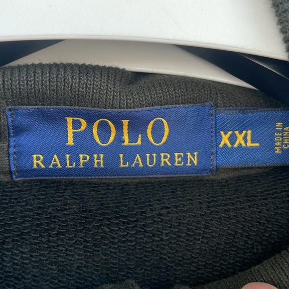 Polo Ralph Lauren Men's Dark Green L/S Pullover Mock Neck Button Sweater Sz XXL - Picture 7 of 16